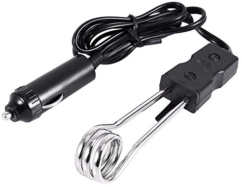 Chauffe-Eau De Voiture, 12V Mini Chauffe-eau d'immersion Portable Pour Voiture électrique, Idéal Pour Les Pique - niques de Camping de Voyage, Le Café ou Le thé d'eau Bouillante en Plein Air