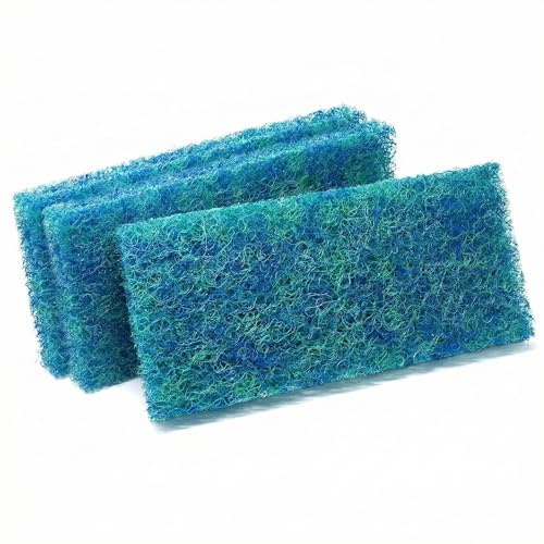 Pondlife Japanmatte, Teichfilter Ersatzmatten für CBF 350/350C, 3er-Ersatzset, Blau, 43 x 22 x 3,5 cm, Grobfilter-Filtermatte für Kammerfilter mit stabiler Durchflussleistung