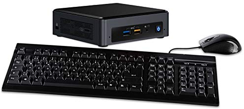 Captiva Power Starter NUC I53-790 | Intel Celeron J4005 | Intel UHD 600 | 4GB DDR4 RAM | HDD 1TB | ohne Betriebssystem | Office PC inkl. Maus & Tastatur | Mini PC | Silent | Intel NUC