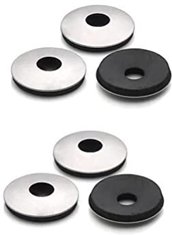 ANSIEDIO Rondelle di tenuta incollate in neoprene EPDM e acciaio inossidabile, Rondelle Sigillate in EPDM per Viti