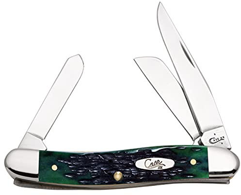 Case XX WR Pocket Knife Medium Stockman Kentucky Bluegrass Jig Bone Item #22762 - (6318 SS) - Length Closed: 3 5/8 Inches