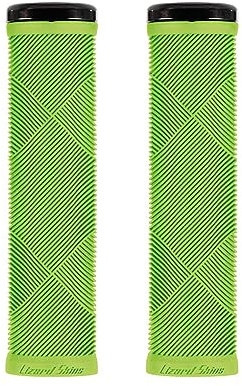 Lizard Skins Fahrradgriffe - Strata - Single Clamp Lock-On - Lime Green