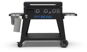 Pit Boss 3-Brenner Ultimate Lift-Off Plancha (Grill mit Keramikbeschichtung, 10,5 kW Leistung, 3 Gasbrenner aus Edelstahl) 10812 | Grill mit Keramikbeschichtung, 10,5 kW Leistung, 3 Gasbrenner aus Edelstahl 10812