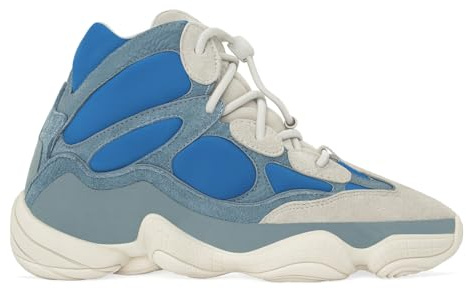 adidas Mens Yeezy 500 Lace Up Sneakers Shoes Casual - Beige, Blue, 12