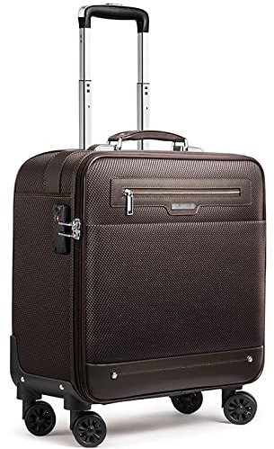 GOTYKE Pilot's Cases Rollrucksack mit Rädern passt bis zu Laptop, freundlich, wasserabweisend, Laptop-Rucksack mit Taschen für Reisen, Business, Schule (Farbe: B, Größe: 39 x 20 x 46 cm)