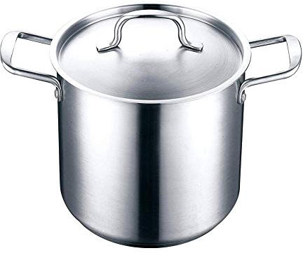 OQHAIR Pentole e padelle da Cucina Pentole per asparagi in Acciaio Inossidabile con Coperchio Adatto a Tutti i Piani Cottura, compresi quelli a induzione Lavastoviglie Sicure Pentole Sane