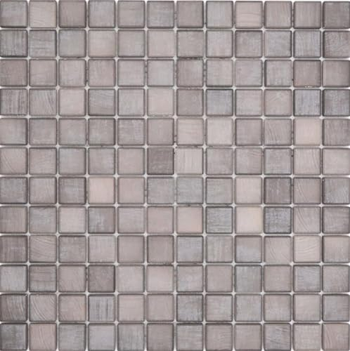 Keramik Mosaik Fliesen Jasba shabby brown matt Holzoptik Küchenwand Badezimmerfliese Duschwand / 10 Mosaikmatten