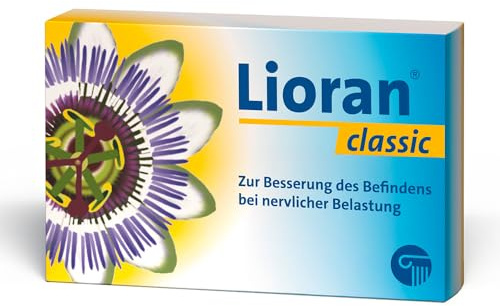 Lioran classic, 80 Stück - Bei Anspannung und Stress | Für Ruhe und Gelassenheit, Passionsblumenkraft, stoppt kreisende Gedanken, beruhigt überreizte Nerven, gut verträglich