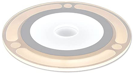 ICEMOB Luz de techo ultrafina redonda blanca Lámparas de instalación de montaje empotrado ajustables 3000K-6000K Lámpara de techo de iluminación para el hogar de estilo simple y moderno