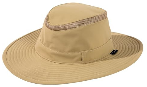 TOP-EX Herren Sonnenhut Outdoor - UV-Schutz Sommerhut Safari Mütze, Wasserdicht und Winddicht, Faltbarer Fischerhut für Männer, Ideal für Camping, Wandern, Jagd und Survival M/L Khaki