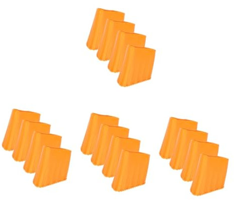 SEWOART 16 Stk Leiterfußabdeckung Abdeckung Der Füße Der Verlängerungsleiter Klappbare Leiterabdeckungspolster Schutzleiterfüße Zubehör Für Leiterschuhe Leiterteile Plastik Orange