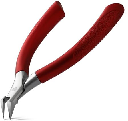 BEZOX Nagelknipser zur Vorbeugung eingewachsener Zehennägel, Nagelzange für Podologen mit gerader Klinge für dicke Nägel, ergonomischer Nagelschere für Erwachsene, Senioren, Männer und Frauen