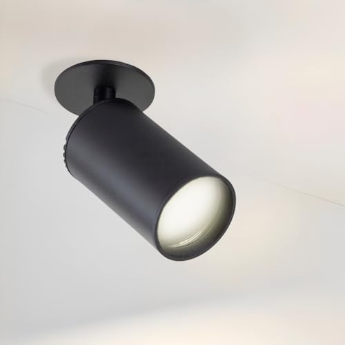 Spot Empotrable GU10 Negro (Sin Bombilla) [LUM-RGU10-B] | Greenice