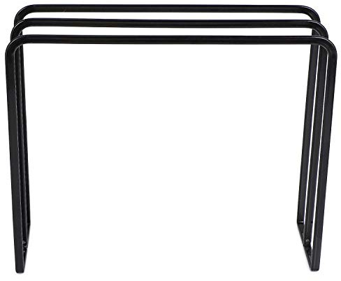 Okeeyseda Towel Rack Stand Freestanding 3 Tier Verticale Rag Storage Portasciugamani Cucina Fornire Casa Dish Cloth Holders (Nero)