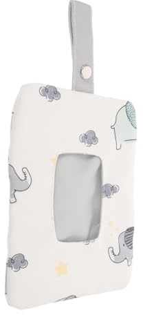 Feuchttuchhalter für Unterwegs, Große Polyester Baumwoll Tasche | Feuchttüchertasche, Wiederverwendbar, für Feuchttücher und Tissues, Praktisch für Auto und Büro