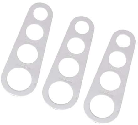 KICHOUSE 3 Piezas Regla Medidora de Espaguetis Inoxidable para Porciones de Herramienta de Cocina y Duradera para Medición Precisa de Pasta