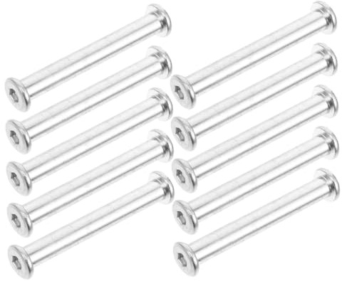 Homoyoyo Lot de 10 Vis de Manivelle pour Parapluie de Terrasse Pièces de Rechange Résistantes aux Intempéries Vis de Serrage Compatibles pour Fixation Poignée Parasol d'Extérieur