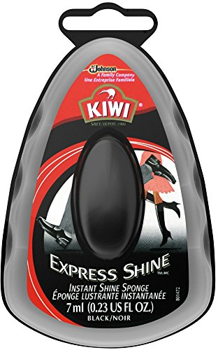 Kiwi Express Shine Sponge, Black, 0.23 Fluid Ounce by Kiwi