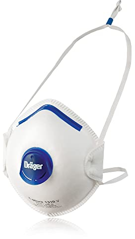 Dräger X-plore 1310 V | Lot de 10 masques de protection respiratoire antiparticules jetable FFP1 NR D | Filtration haute performance et confort d'utilisation