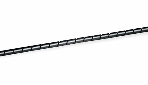 HellermannTyton - Frette Spiralée PE Noire - Diamètre 4 mm