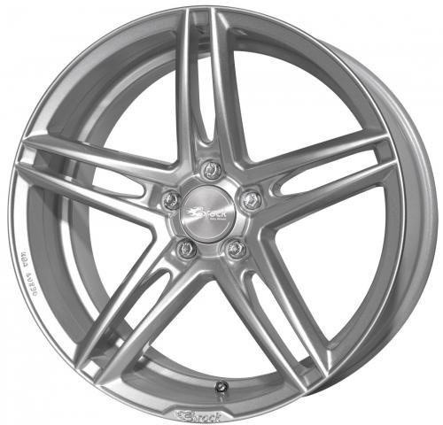 Brock B33 kristallsilber lackiert 8,5x18 ET30 5.00x112.00 Hub Hole 66.60 mm - Alu felgen