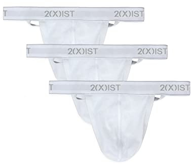 2 (x) ist) ÄR Herr Essential Cotton Y-Back Tanga 3-pack, Vit, M