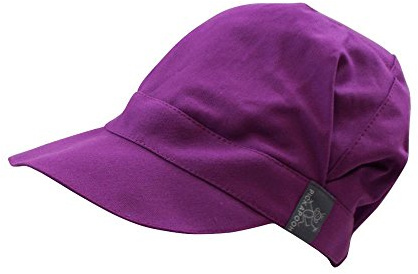 PICKAPOOH Schirmmütze Rico für Kinder und Erwachsene mit UV-Schutz Bio-Baumwolle, Dahlia Gr. 60