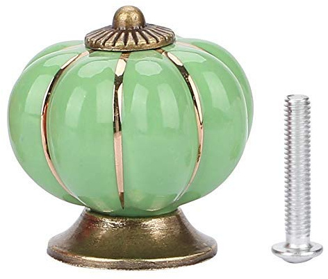 Garosa Vintage Keramik-Knöpfe für Kabinett, Schublade, Schrank, Kommode, Küchenmöbel oder Kinderzimmer Griffe Home Decoratin Hellgrün - Retro Griffe in Grün