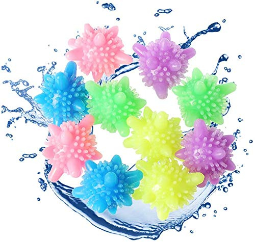 (10pcs) Laundry Ball, Dryer Laundry Ball Reusable Washing Machine Ball Color and Firmness Can Enhance Cleaning Ability Washing Ball Anti-tangling Clothes Can Remove Static Electricity