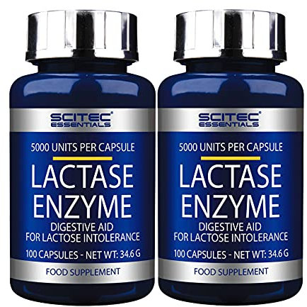 LACTASE ENZYME | Bekämpft Laktoseintoleranz | Verdauungshilfe | Nahrungsergänzungsmittel für die Verdauung Laktose (200 Kapseln)