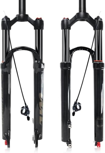 ZTZ Fourche VTT 29 Pouces Suspension 120 mm Tube Droit | Course 120 mm, Axe QR 9 mm, Compatible 26/27,5/29, Tube droit, Usage VTT