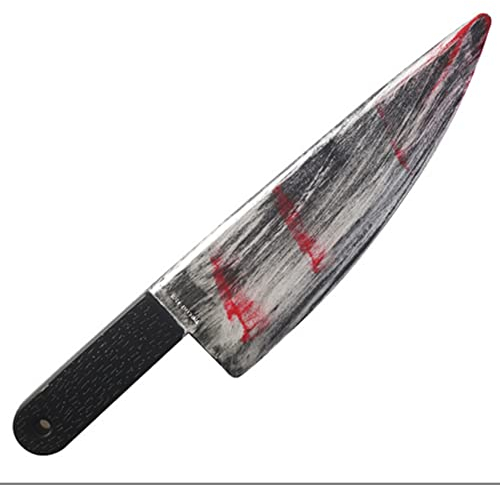 Proumhang 1 Pieza Machete de Armas sangrientas de Halloween,Cuchillo,Hacha,Cuchilla y Hoz,Accesorios de Halloween,Juego de decoración de Fiesta para decoración de Halloween,Estilo 1