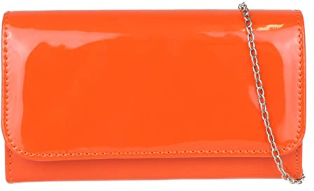 Girly Handbags Damen Lack Clutch glänzend Abendtasche Party Hochzeit