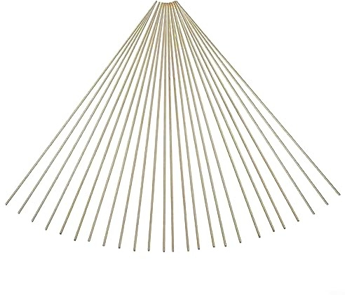 SPORTARC 25PCS 2.0mm Lötstangen Messing Lötzinn Schweißen Rod Für Oxyacetylen Gas Schweißen Plasma Schneiden Ausrüstung