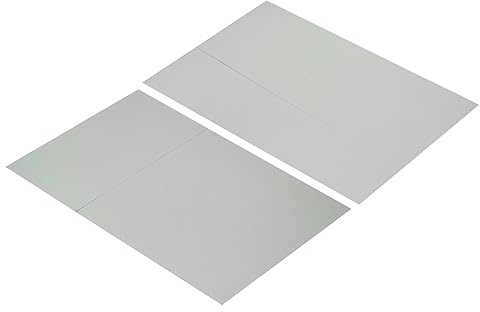 PATIKIL 12 Polarisé Film Feuilles, 2 Paquet Adhésif Polariseur Linéaire Polarisant Filtre 25,6x17,3cm pour Écran Photographie Éclairage, 0/90 Degré