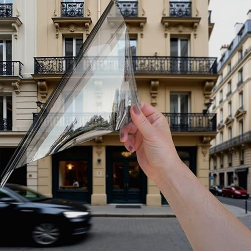 DIMEXACT - Film Anti UV repositionnable incolore - 60 cm x 1.5 m - en Rouleau