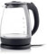 Avilia Teiera Elettrico con Base Girevole a 360° - Bollitore Elettrica in Vetro Borosilicato, con Luce Led, Spegnimento Automatico, 1.8 L, 1500 W