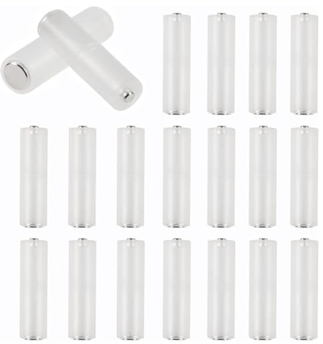 AEDIKO 20pcs AAA to AA Converter AAA to AA Battery Adapter AAA to AA Battery Converter Holder AAA to AA Adapter for AAA to AA Battery