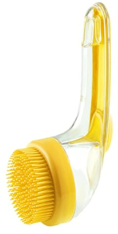 Hundeshampoo-Bürste, Silikon-Hundebürste, langer Griff mit Seifenspender, Hundeshampoo-Schrubber, Haustierpflege, Badebürste für Katzen und Hunde