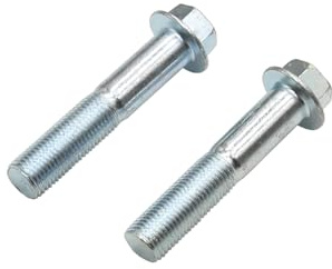 Perno de brida de cabeza hexagonal M12 25 30 40 45 50 60 70 80 90 x 1,25 paso, clase 8,8 zinc (M12-1,25 x 60)