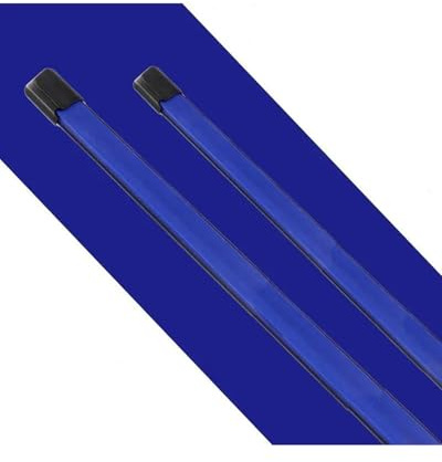 Window Wipers Car Colorful U J Hook Car Windshield Wiper Universal Soft Double Layer Rubber Frameless Bracketless 16 19 20 22 2426 Replacement Wiper(Blue,26in (650mm)-1 pc)