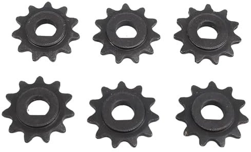 6pcs 11T 25H Chain Sprockets, Motor Parts, Inner Diameter 8mm D Hole Chain Sprockets for Electric Scooters, Compatible with High Speed Motors