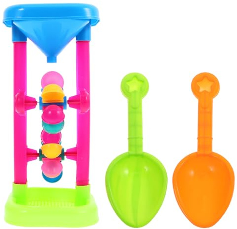 MAGICLULU 1set Boy Girl Beach Sand Toy Hourglass Water Wheel Playset for Boy Girl Promotes Creativity and Socialization for Outdoor Play
