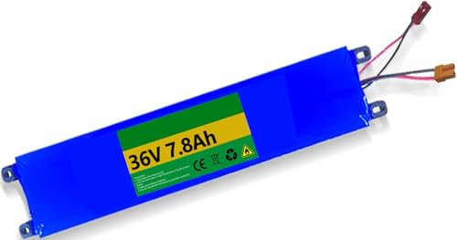 Batería Scooter Eléctrico 36V, Batería Li-Ion Recargable 36V 6Ah 7,8 Ah Batería Patinetes Eléctricos para Scooter Eléctrico Plegable 36V 7.8Ah