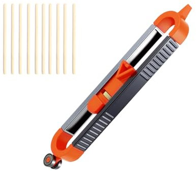 Lotnery 10 Pcs Scribing Ruler Contour Gaug Tool with Lock, Woodworking Edge Corner Measuring Duplicator, Profile Marking Tool for Copying Irregular Shapes, Tile & Carpet Laying