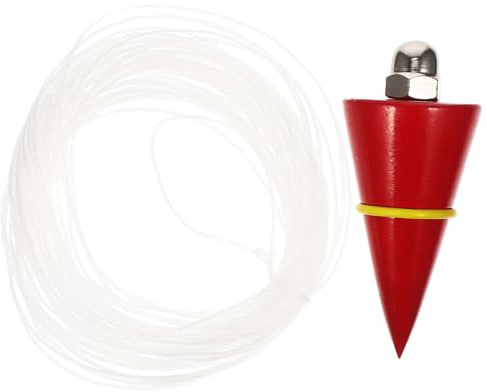 HONITANO Plomada Vertical Sólido con Cuerda Herramienta de Medición para Construcción y Albañilería Detección Precisa y Nivelación Color Aleatorio