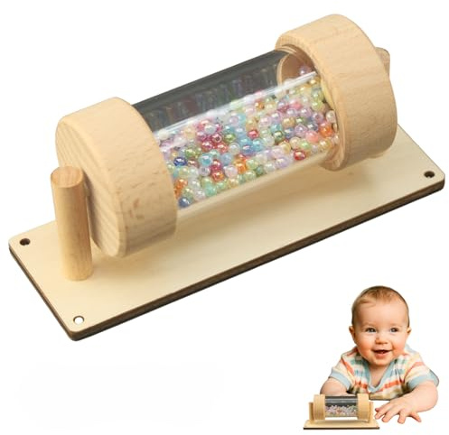 Potatomato Busy Board Zubehör & Activity Board – Regenstab-Rassel Musikinstrument für DIY, Sensorisches Entwicklungsspielzeug, Pädagogisches Klangwerkzeug, Feinmotorik, Ideal für Aktivitätstafeln