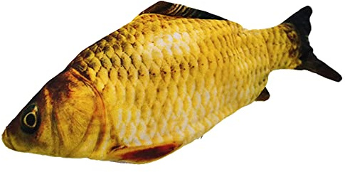 Jectse Jouet en Forme de Poisson pour Chat, 30cm, Simulation Durable, Meulage des Dents, Poupée Herbe-aux-Chats, Chaton, pour la de la santé et Le Soulagement du Stress