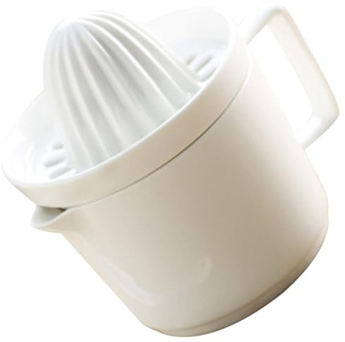 Alipis Presse-agrumes Manuel en Céramique Grand Format Récipient Amovible, Extracteur de Jus pour Citrons et Oranges, Accessoire Cuisine Pratique pour Maison, Camping et Pique-niques