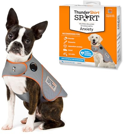 ThunderShirt Platinum Sport Weste für Hunde, zur Linderung von Angstzuständen, Größe XS, Platinum Sport